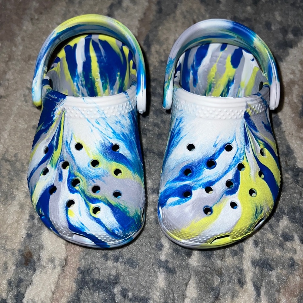Toddler Marble Classic Crocs